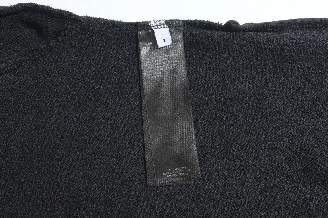 Distressed Graphic Print Oversized Hoodie D27920088 — view 17