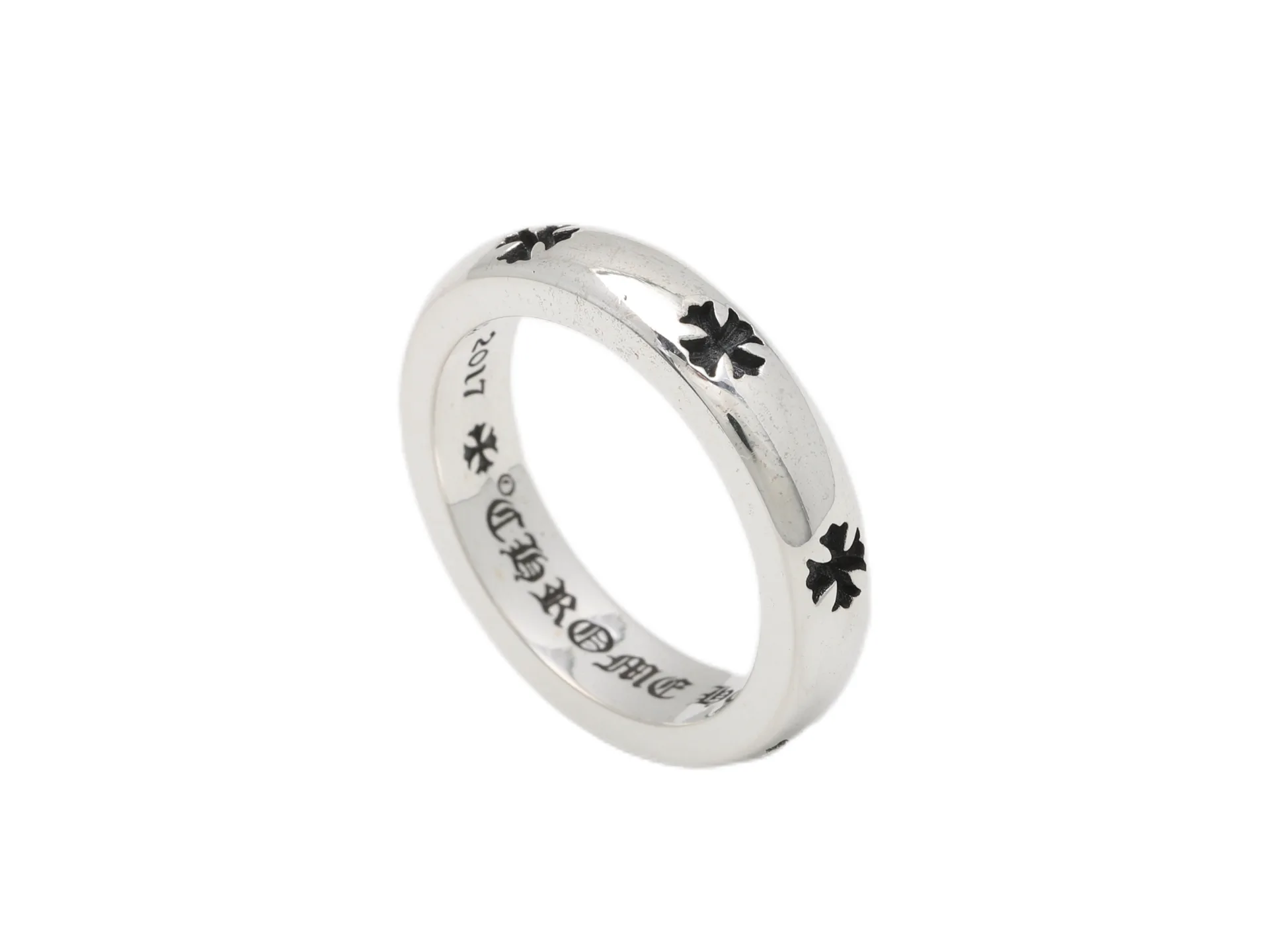Chrome Hearts Cross Motif Sterling Silver Ring D27518439