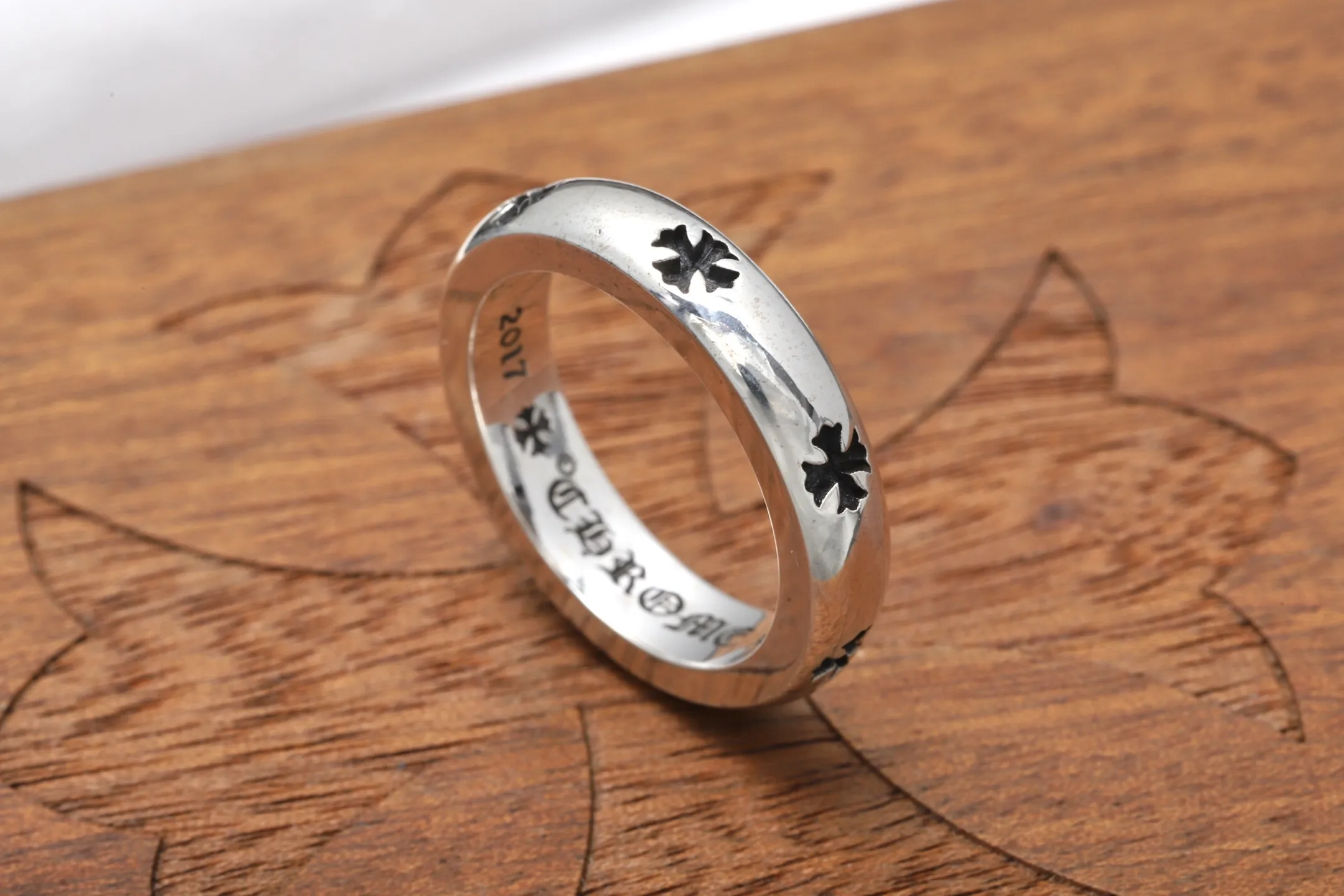Chrome Hearts Cross Motif Sterling Silver Ring D27518439 — view 3