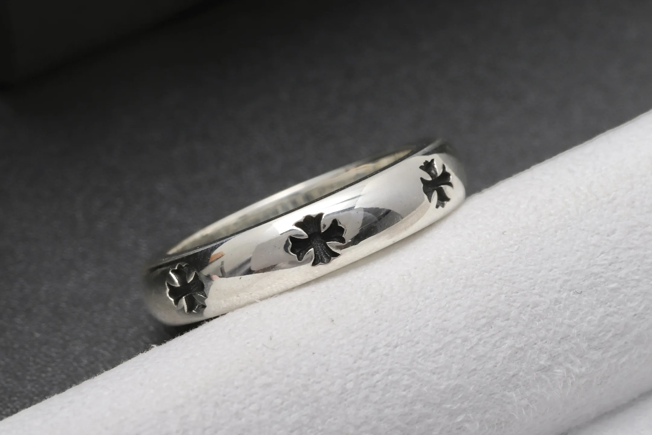 Chrome Hearts Cross Motif Sterling Silver Ring D27518439 — view 4