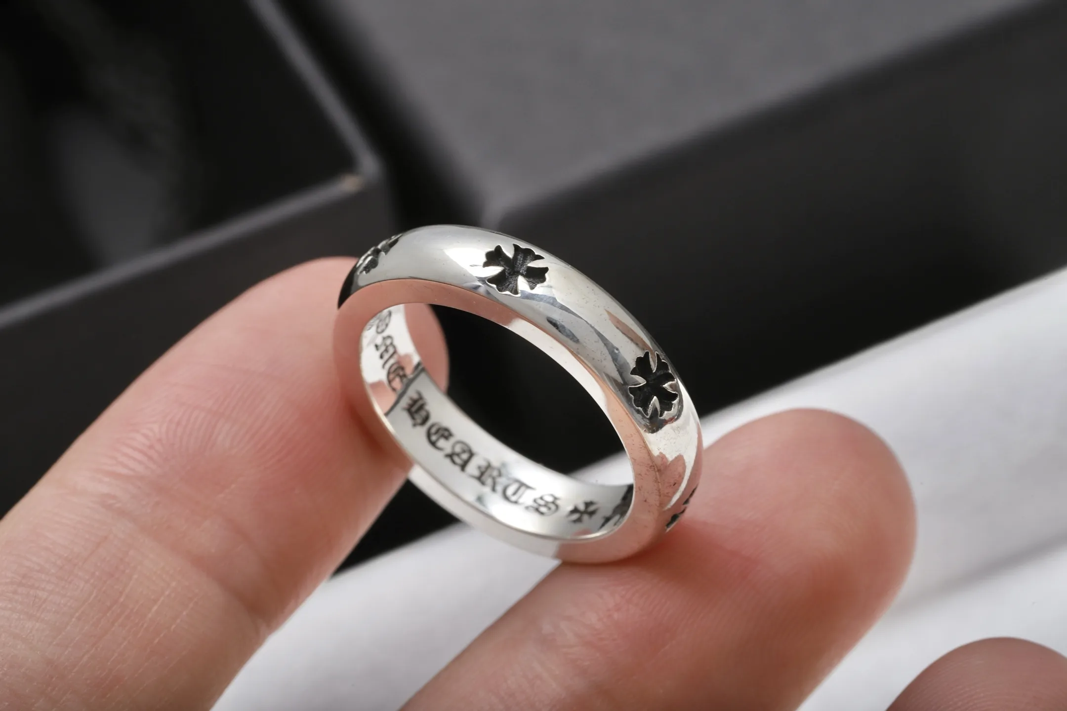 Chrome Hearts Cross Motif Sterling Silver Ring D27518439 — view 5