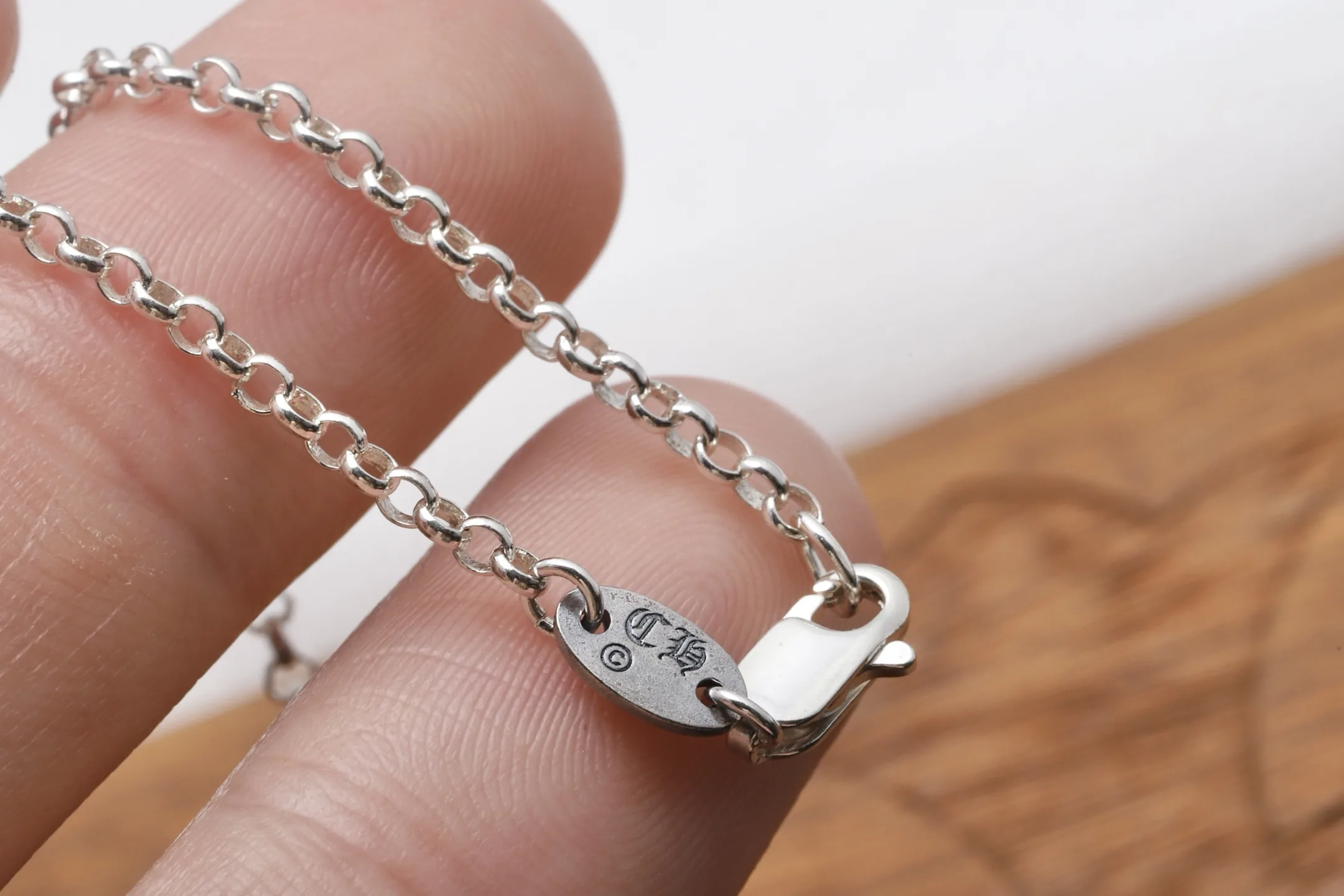 Double-Layer Cross Pendant Necklace (Sterling Silver) D34518443 — view 6