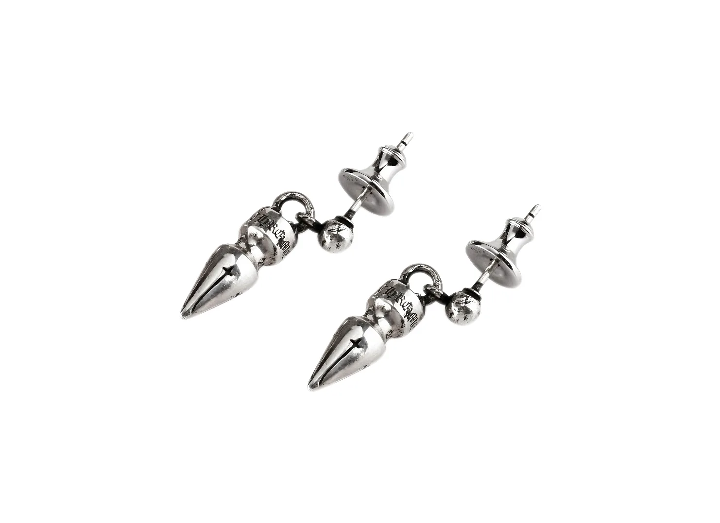 Bullet-Tip Stud Earrings (Sterling Silver) D19018434