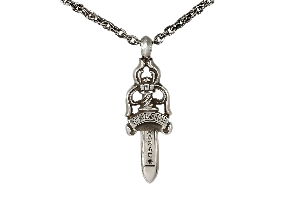 Dagger Pendant Necklace (Sterling Silver) D198518447