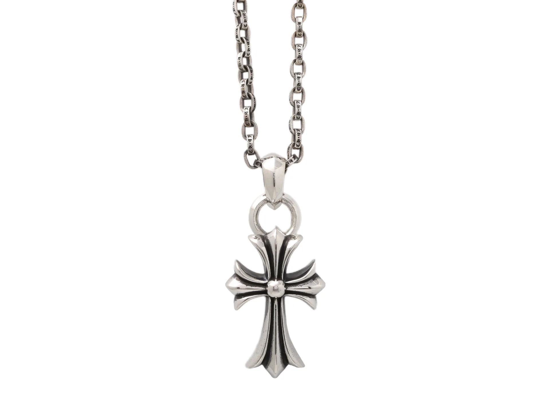 Chrome Hearts Cross Pendant Necklace (Sterling Silver) D208016539