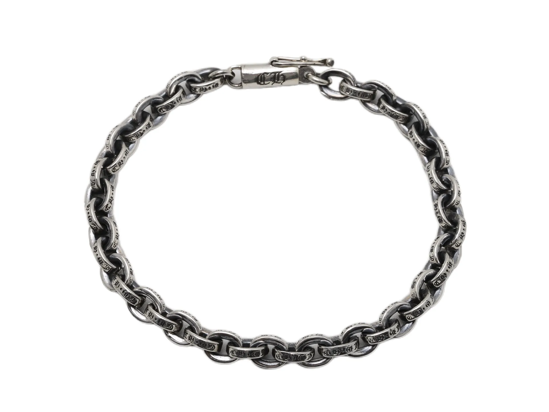 Gothic Letter Chain Bracelet (Sterling Silver) D44518427
