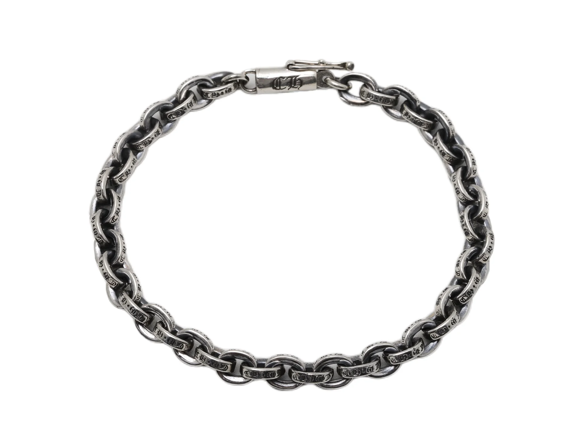 Gothic Letter Chain Bracelet (Sterling Silver) D44518427