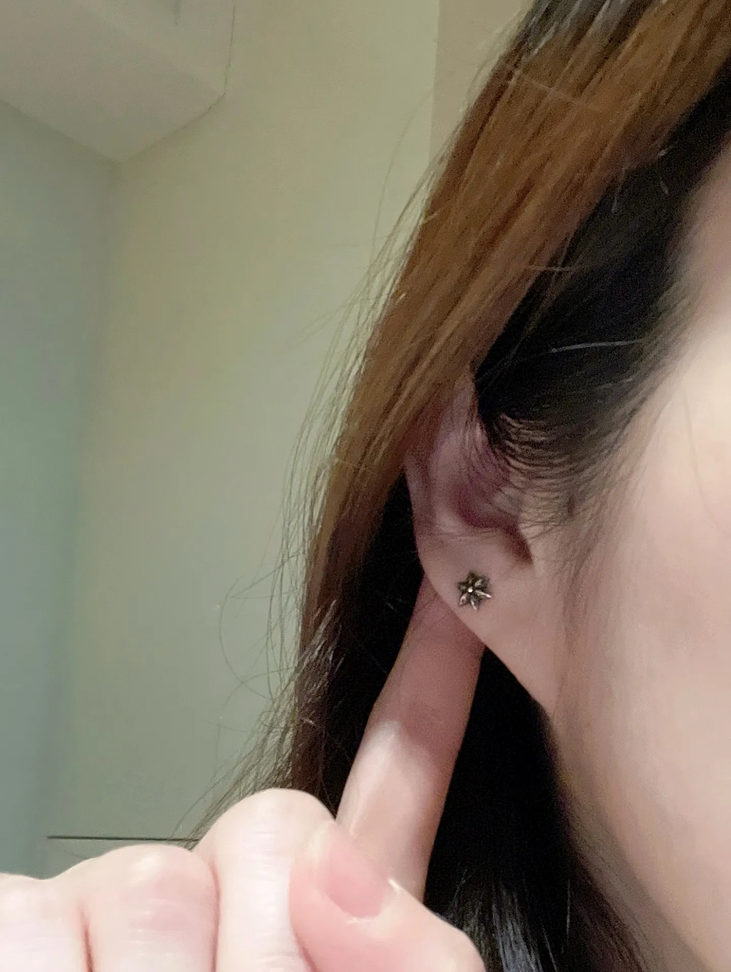 Hexagram Stud Earrings (Sterling Silver) D14018436 — view 8