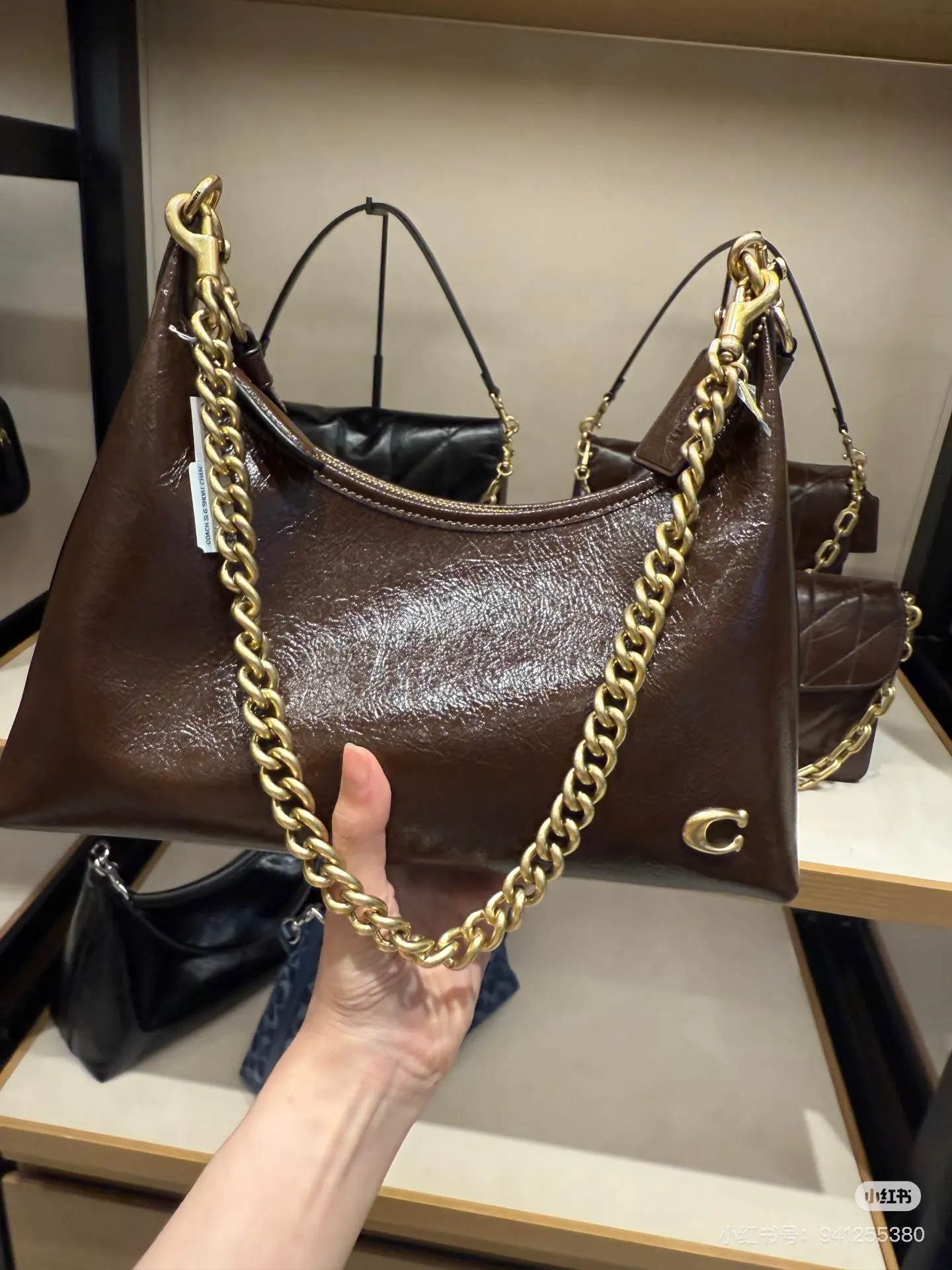 Coach Juliet Patent Leather Shoulder Bag D28017971 — view 2