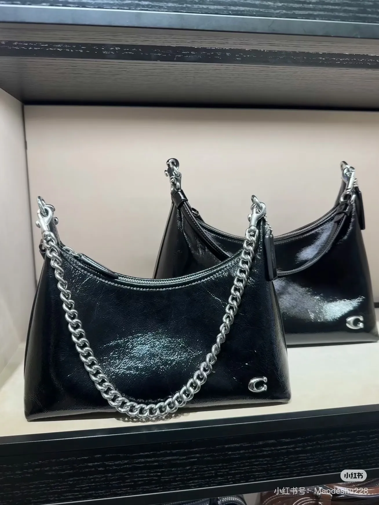 Coach Juliet Patent Leather Shoulder Bag D28017971 — view 4