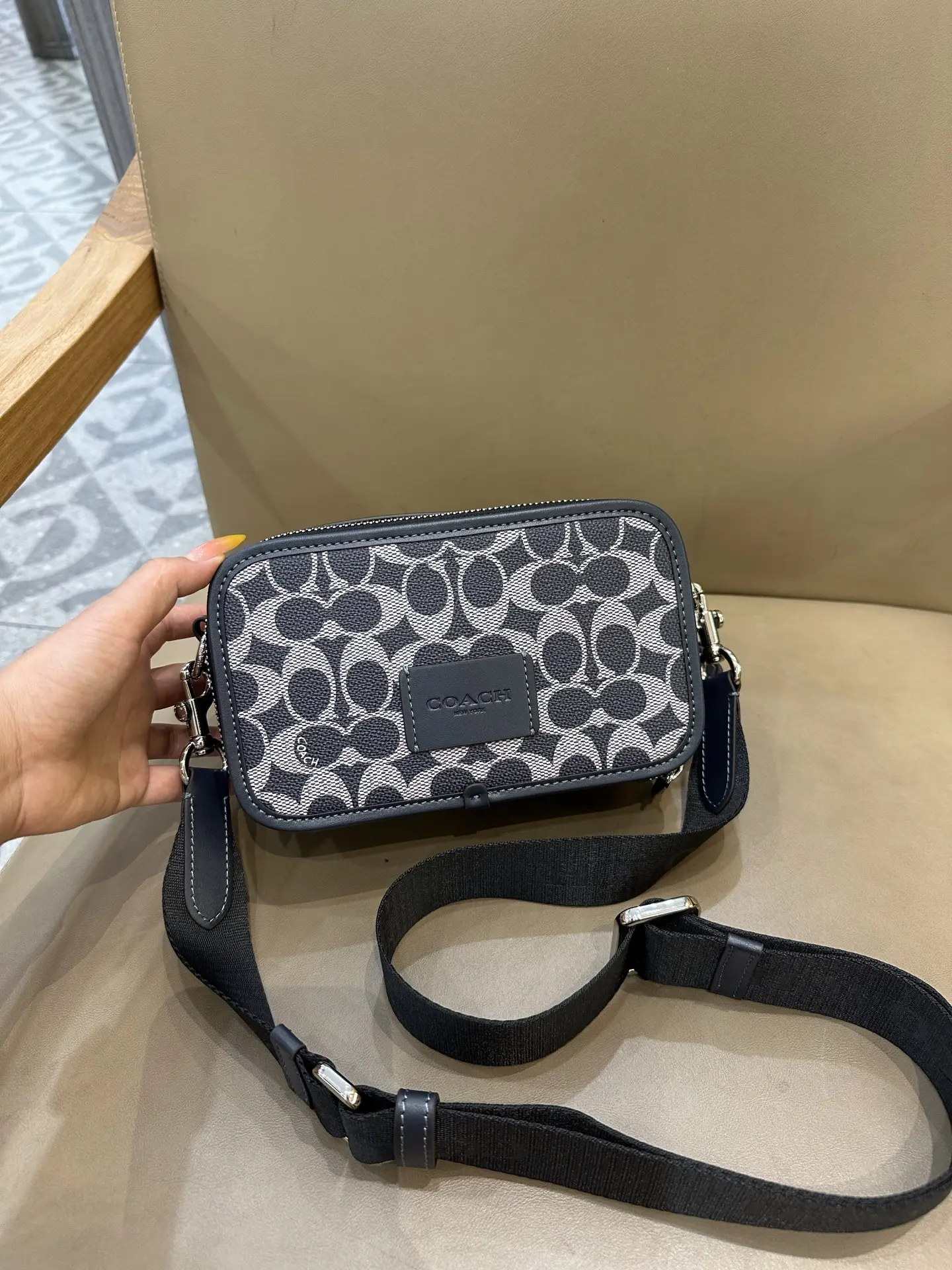 Coach Wyatt Signature Canvas Camera Bag D38018363