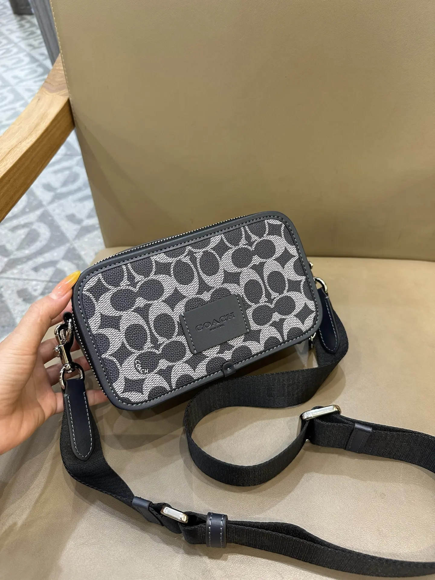 Coach Wyatt Signature Canvas Camera Bag D38018363 — view 2