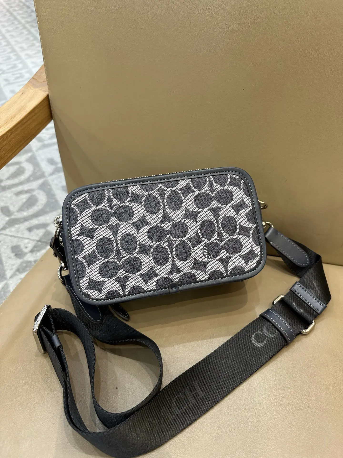 Coach Wyatt Signature Canvas Camera Bag D38018363 — view 5