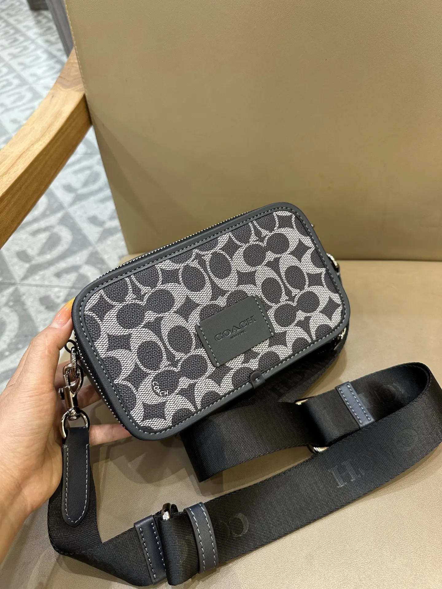 Coach Wyatt Signature Canvas Camera Bag D38018363 — view 6