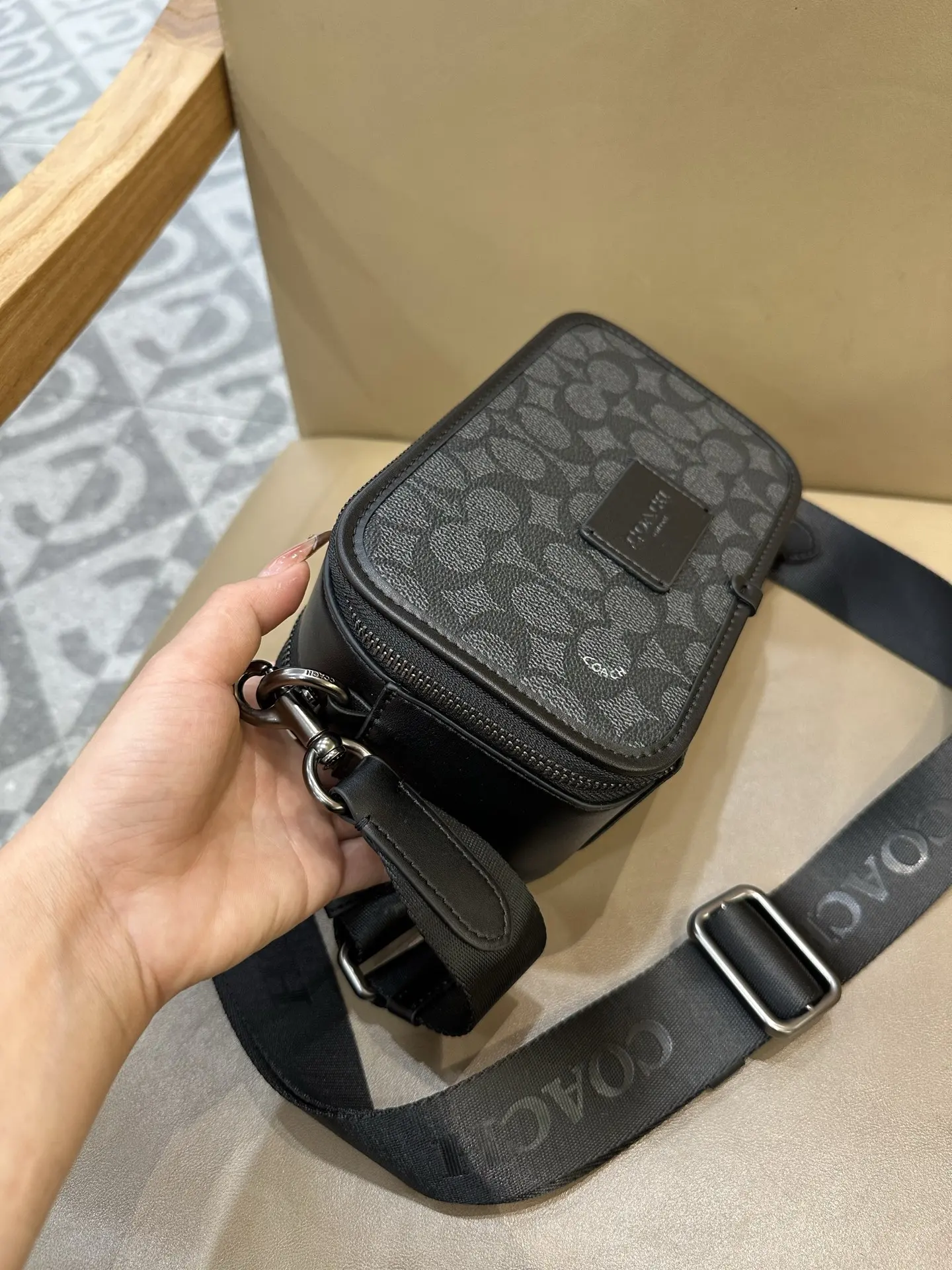 Coach Wyatt Signature Canvas Camera Bag D38018363 — view 13
