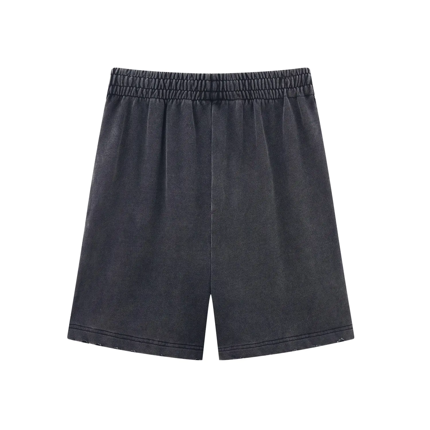 Flame Logo Distressed Cotton Shorts D18920116 — view 11