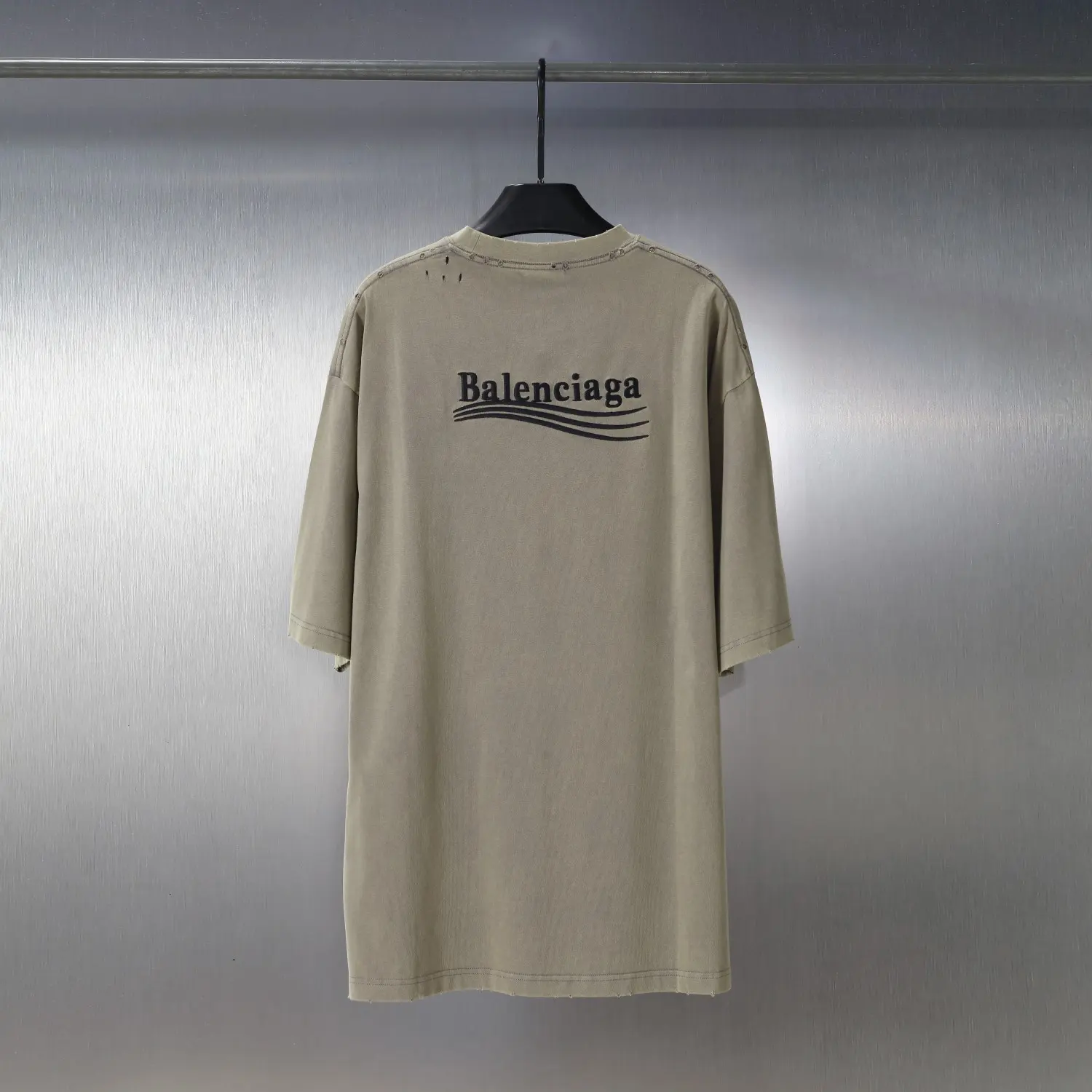 Political Campaign Logo Distressed T-Shirt D18920115 — view 2