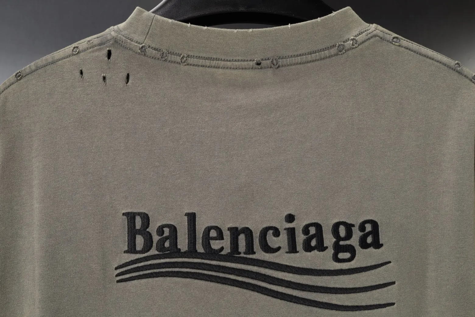 Political Campaign Logo Distressed T-Shirt D18920115 — view 3