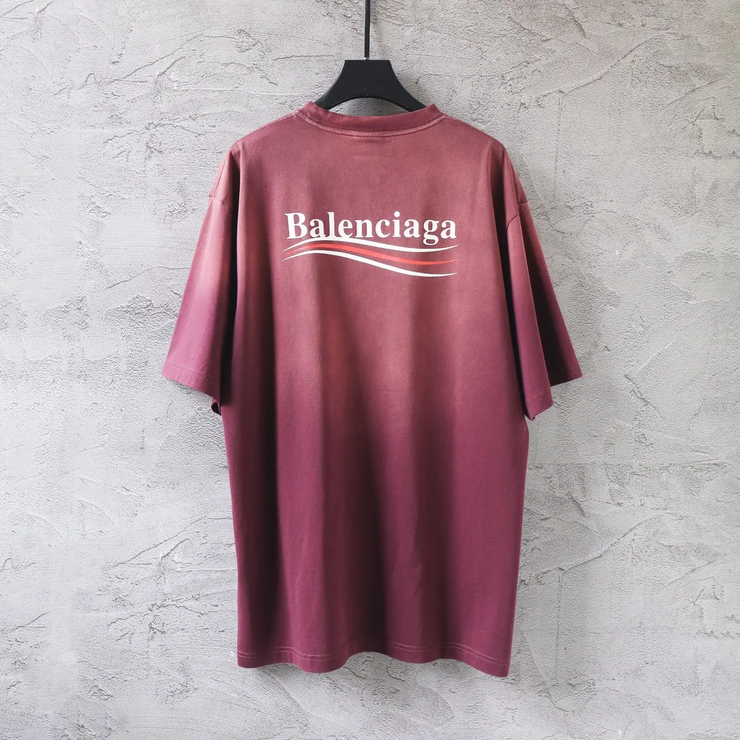 Political Campaign Logo Faded Cotton T-Shirt D17920114 — view 2