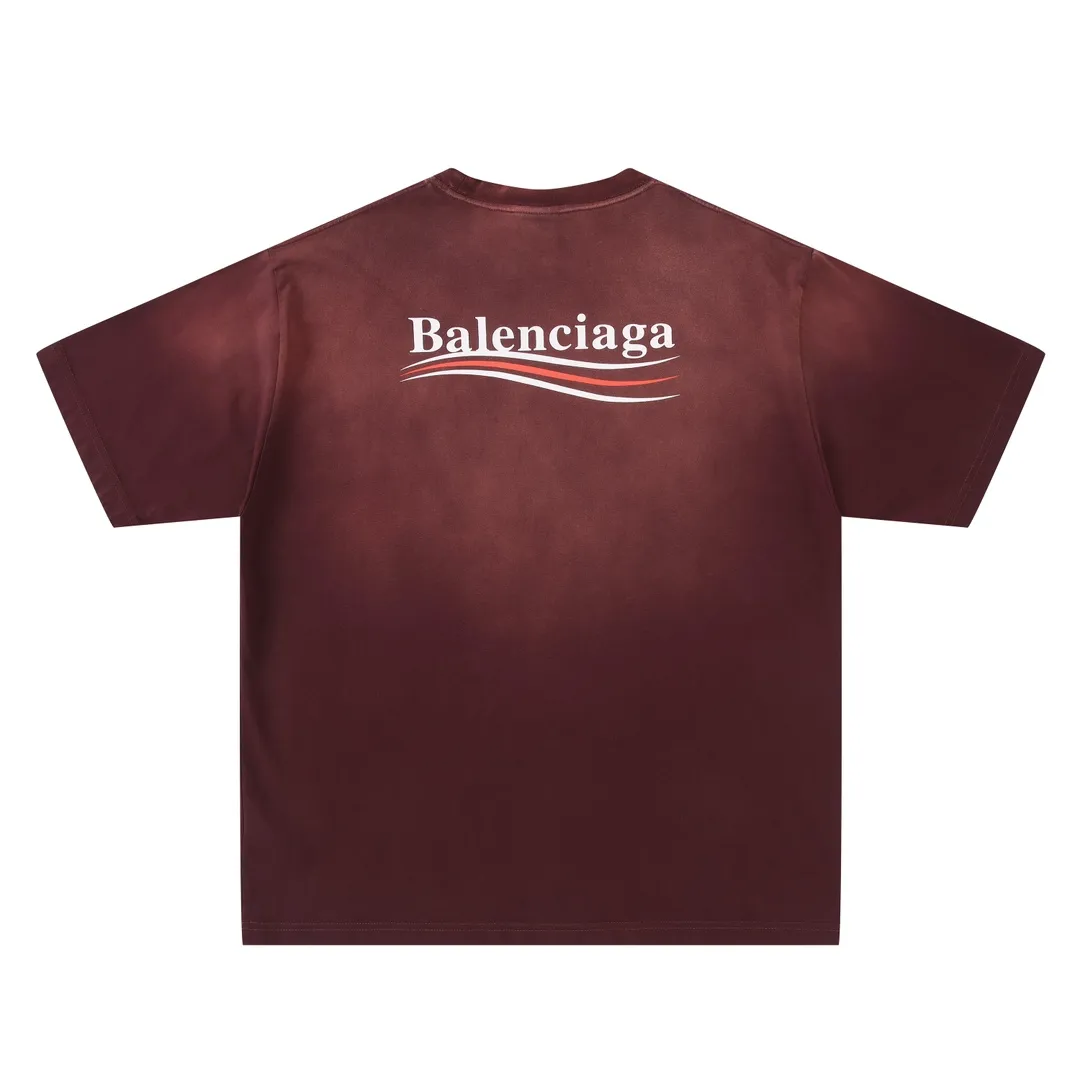 Political Campaign Logo Faded Cotton T-Shirt D17920114 — view 11