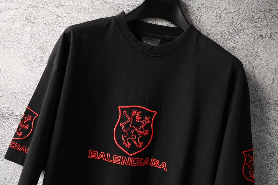 Embroidered Crest Logo Oversized T-Shirt D16920103 — view 5