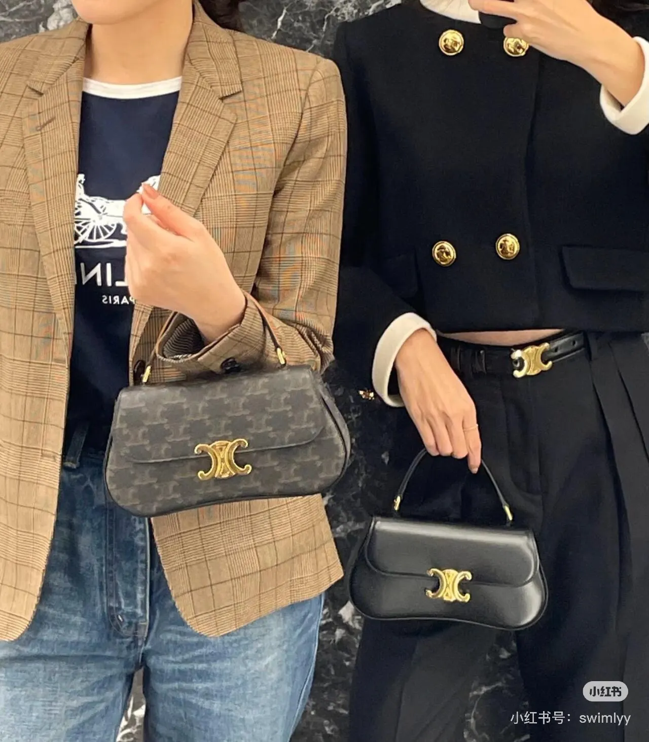 Triomphe Canvas Ava Shoulder Bag D30017820 — view 3