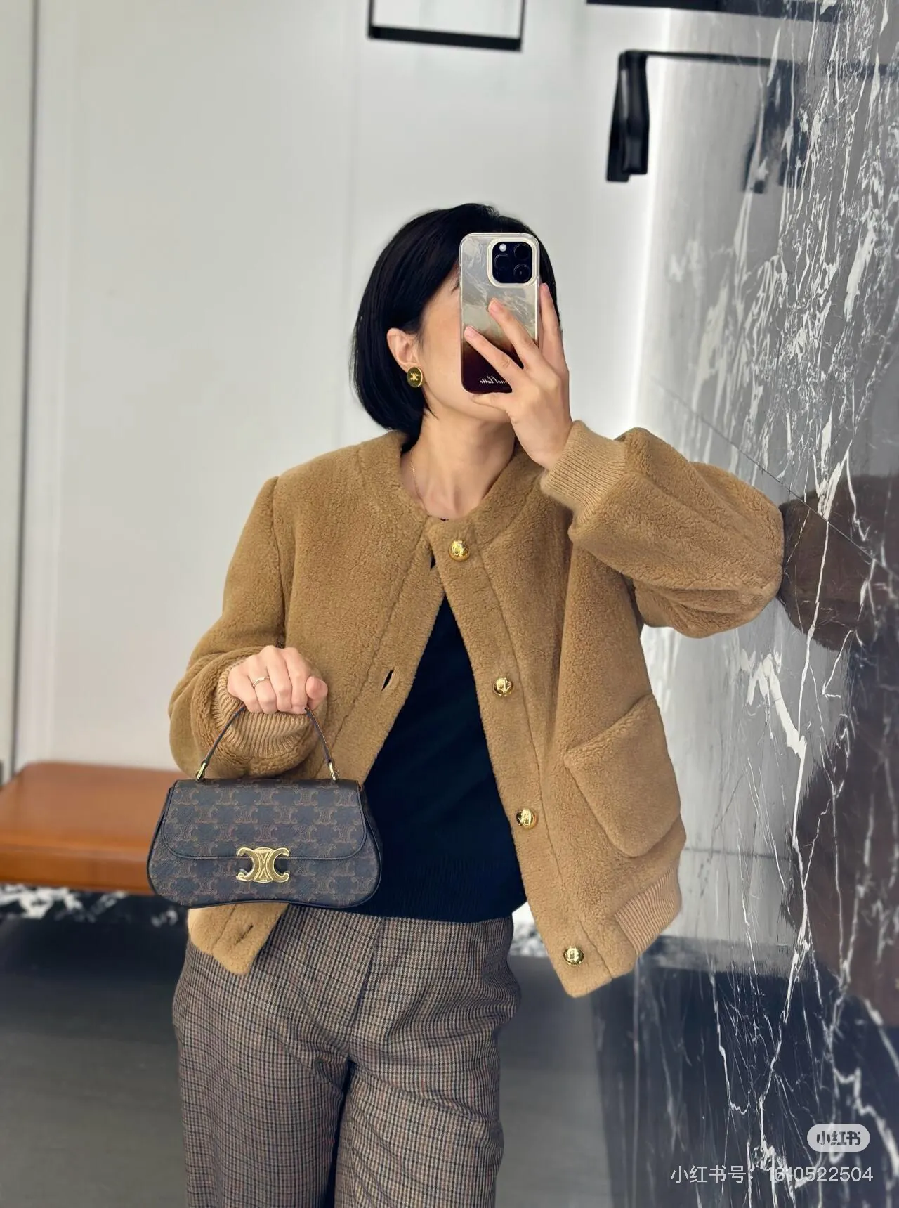 Triomphe Canvas Ava Shoulder Bag D30017820 — view 9