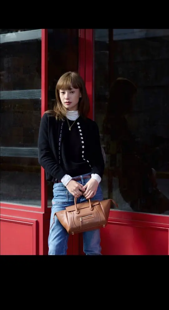 Celine Trapeze Small Top-Handle Bag D57018537 — view 5