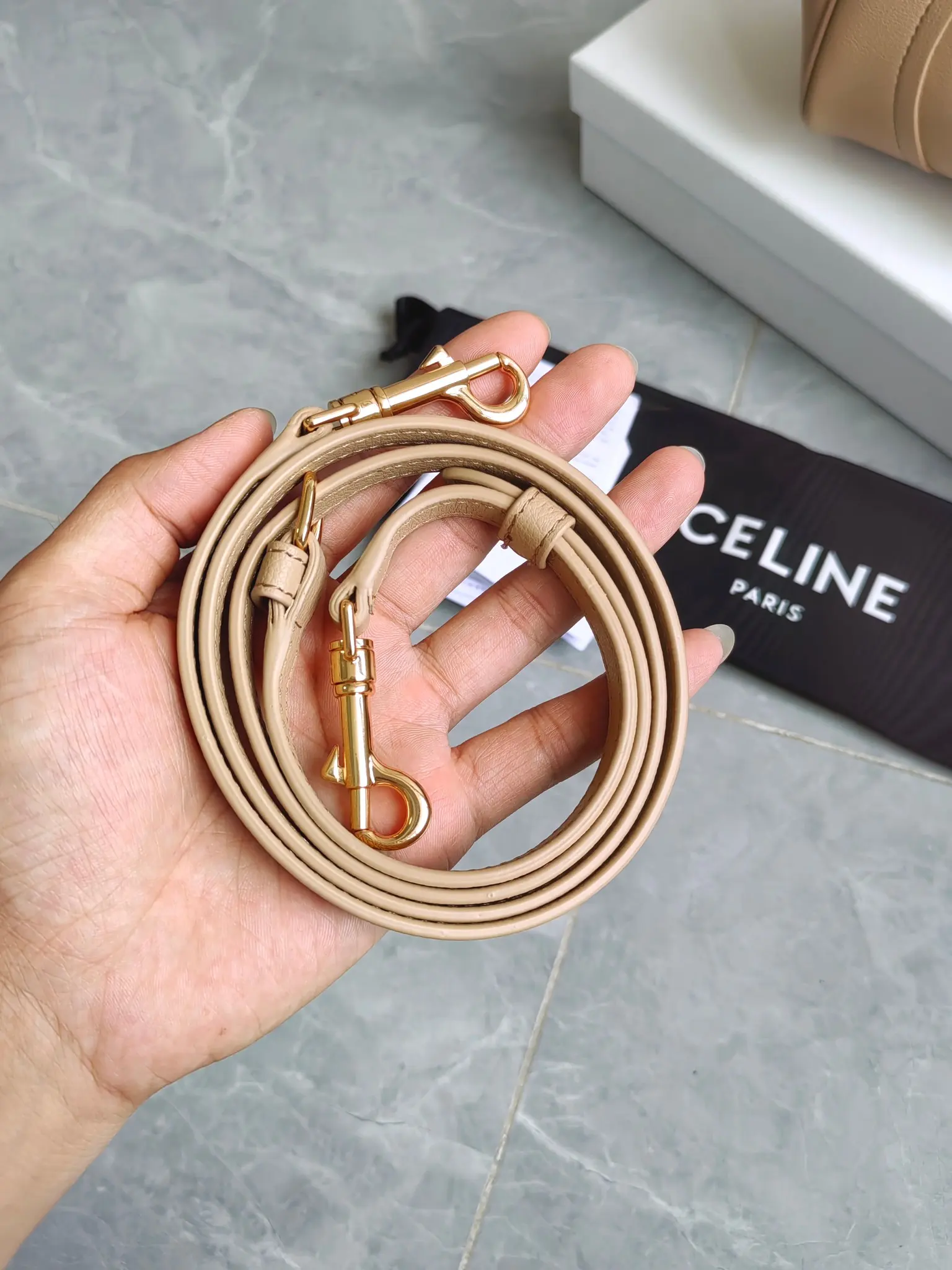 Celine Luggage Nano Grained Leather Bag D57018538 — view 9