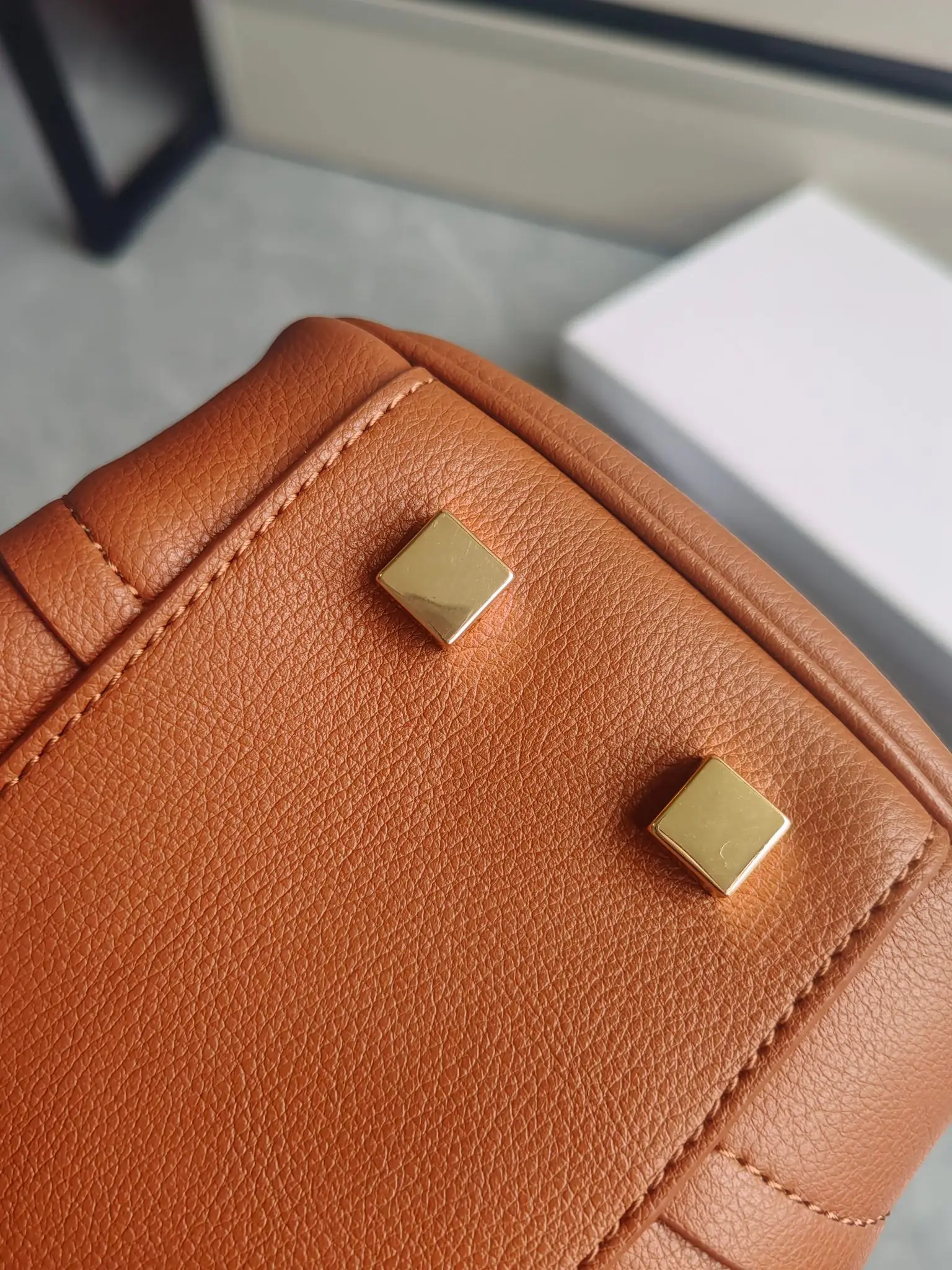 Celine Nano Luggage Handbag in Grained Leather D57018542 — view 4