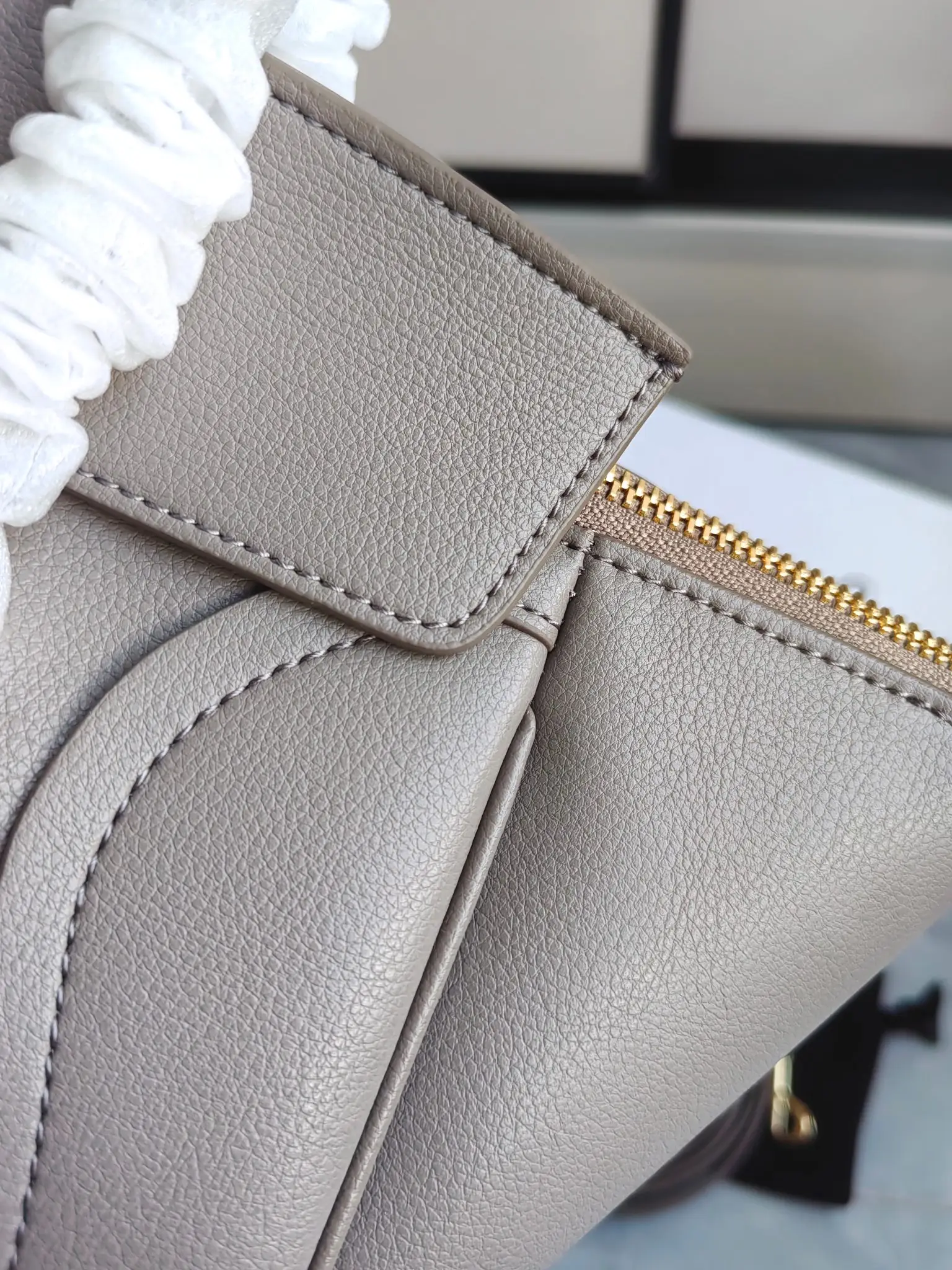 Celine Nano Luggage Bag in Grained Leather D57018539 — view 4