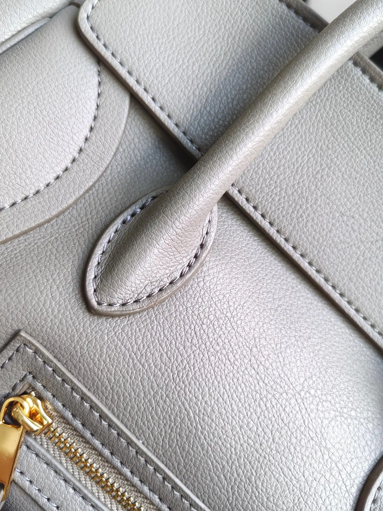 Celine Nano Luggage Bag in Grained Leather D57018539 — view 5