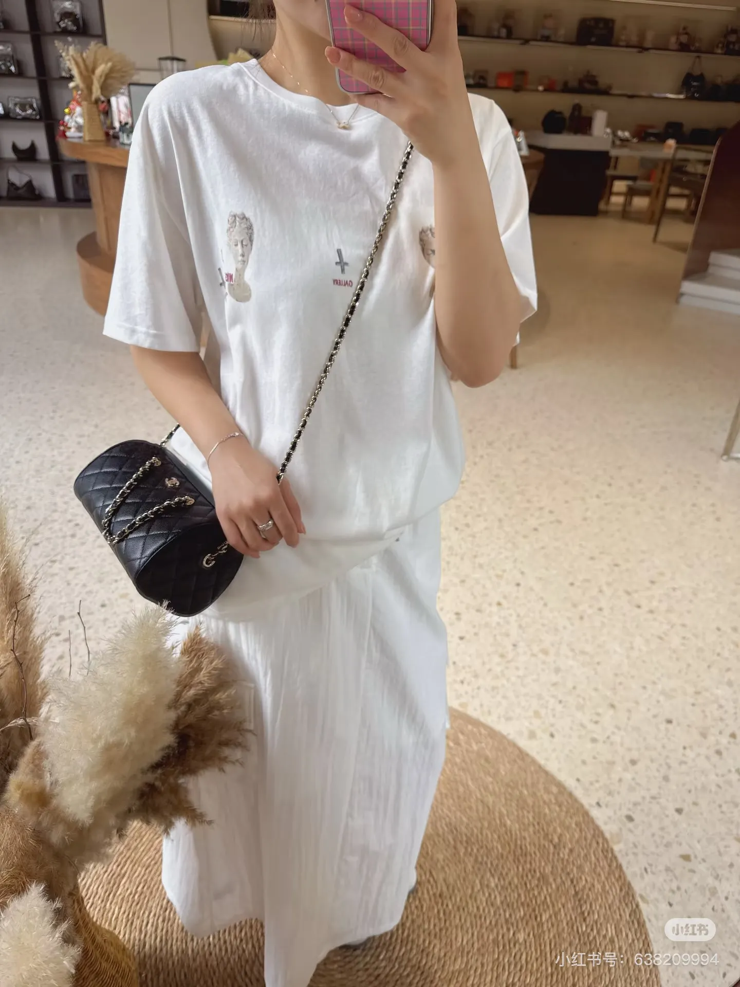 Chanel 25P Quilted Bowling Bag D43018453 — view 7