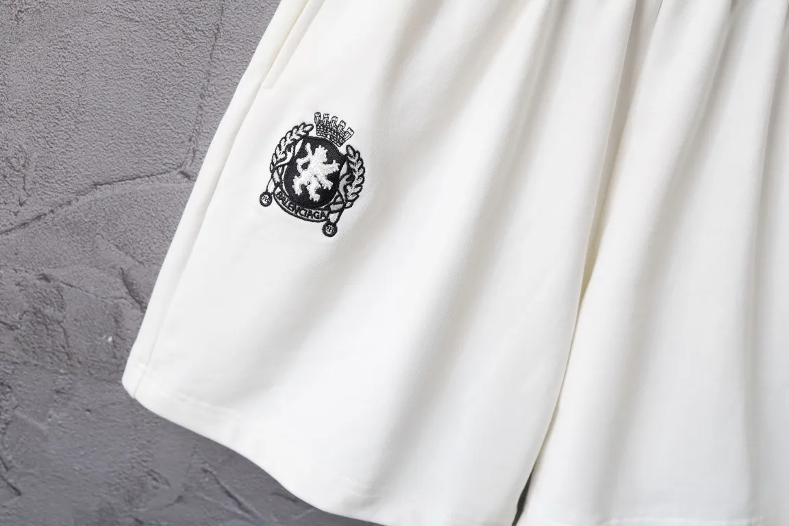 Embroidered Cotton-Jersey Knit Shorts D16522581 — view 3