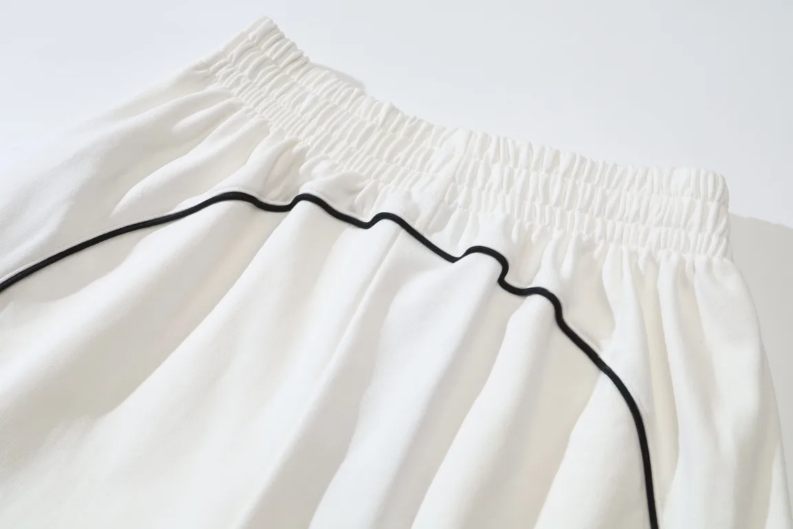 Embroidered Cotton-Jersey Knit Shorts D16522581 — view 15