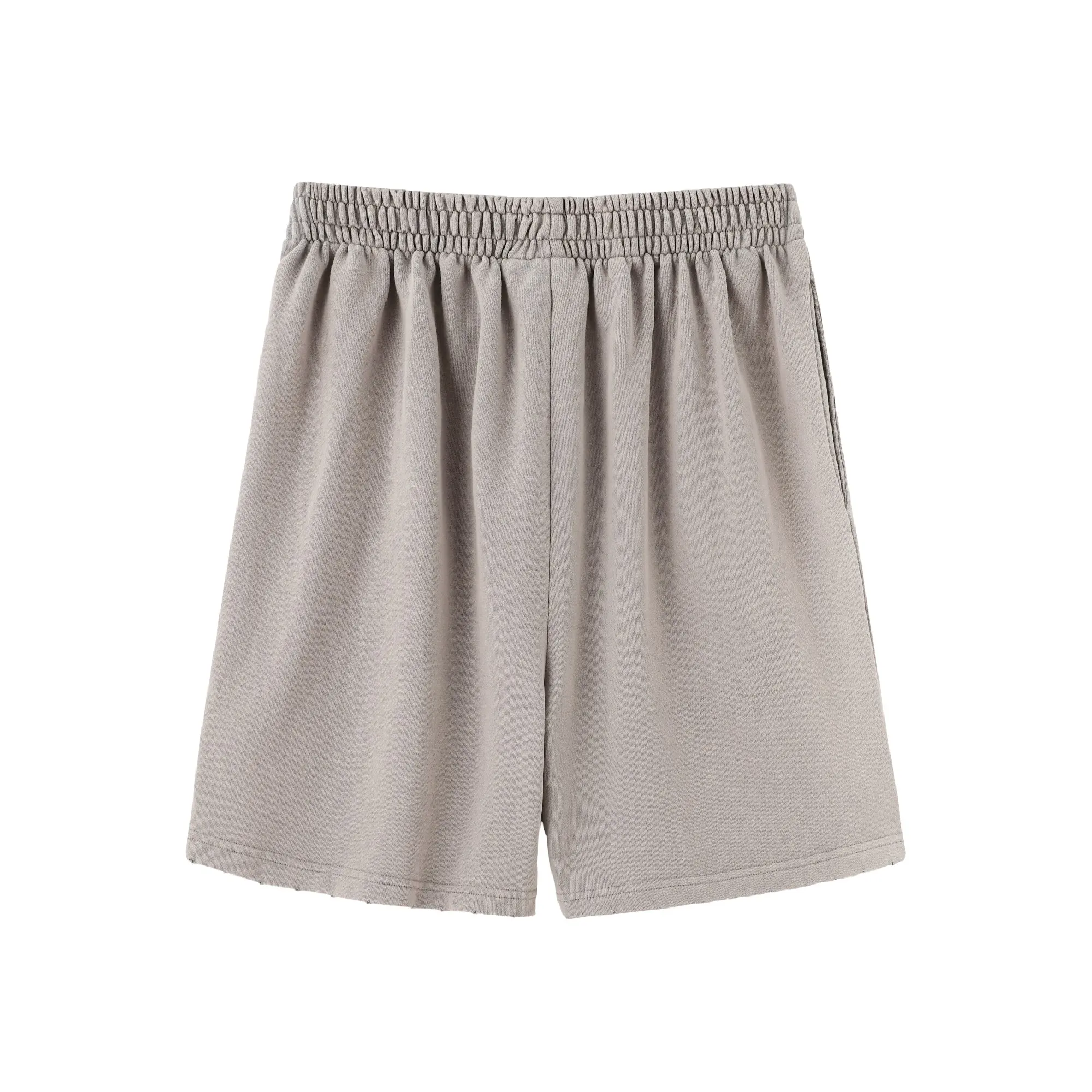 Logo-Embroidered Washed Cotton Shorts D18920110 — view 2