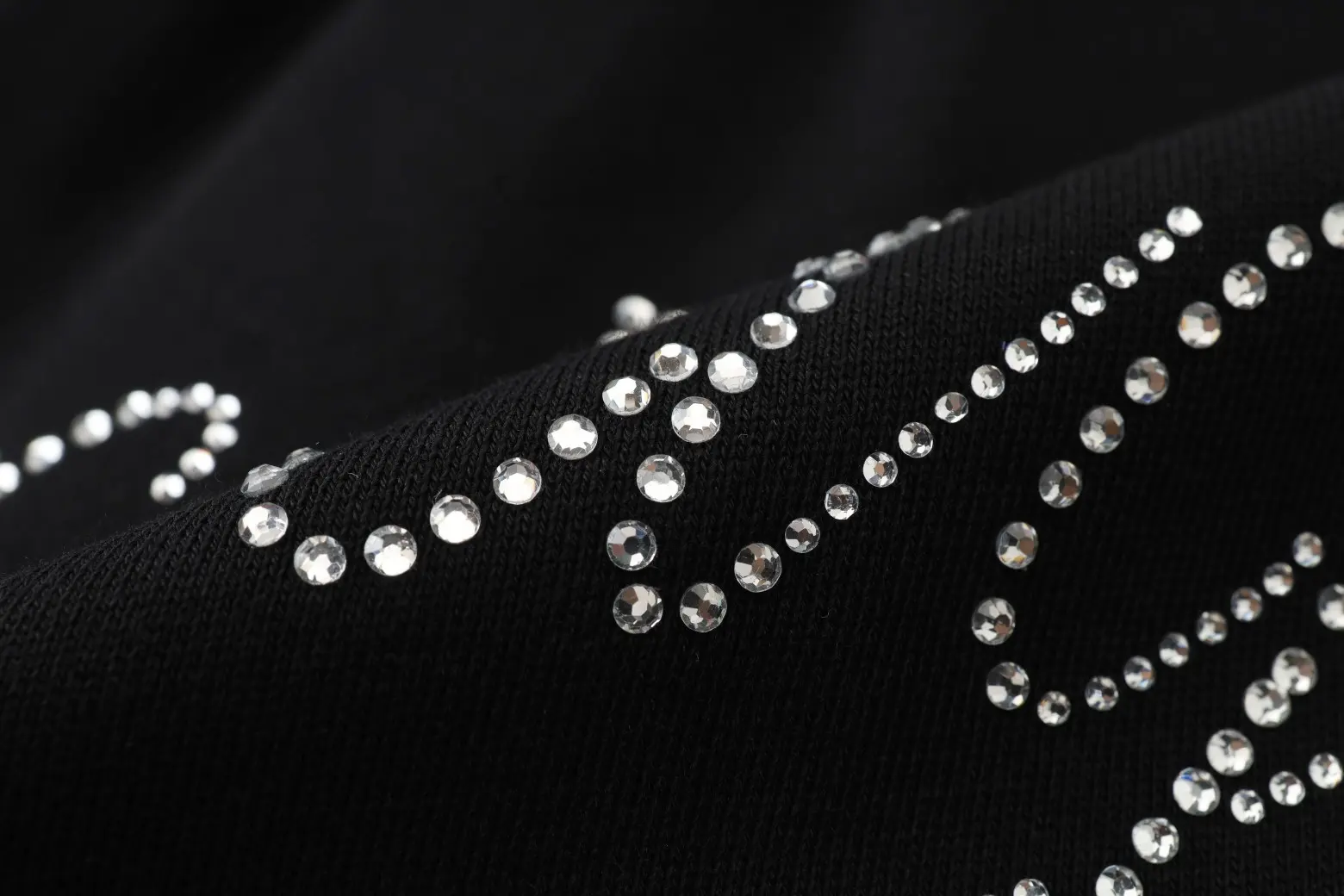 Rhinestone Logo Cotton Jersey Shorts D16520117 — view 13