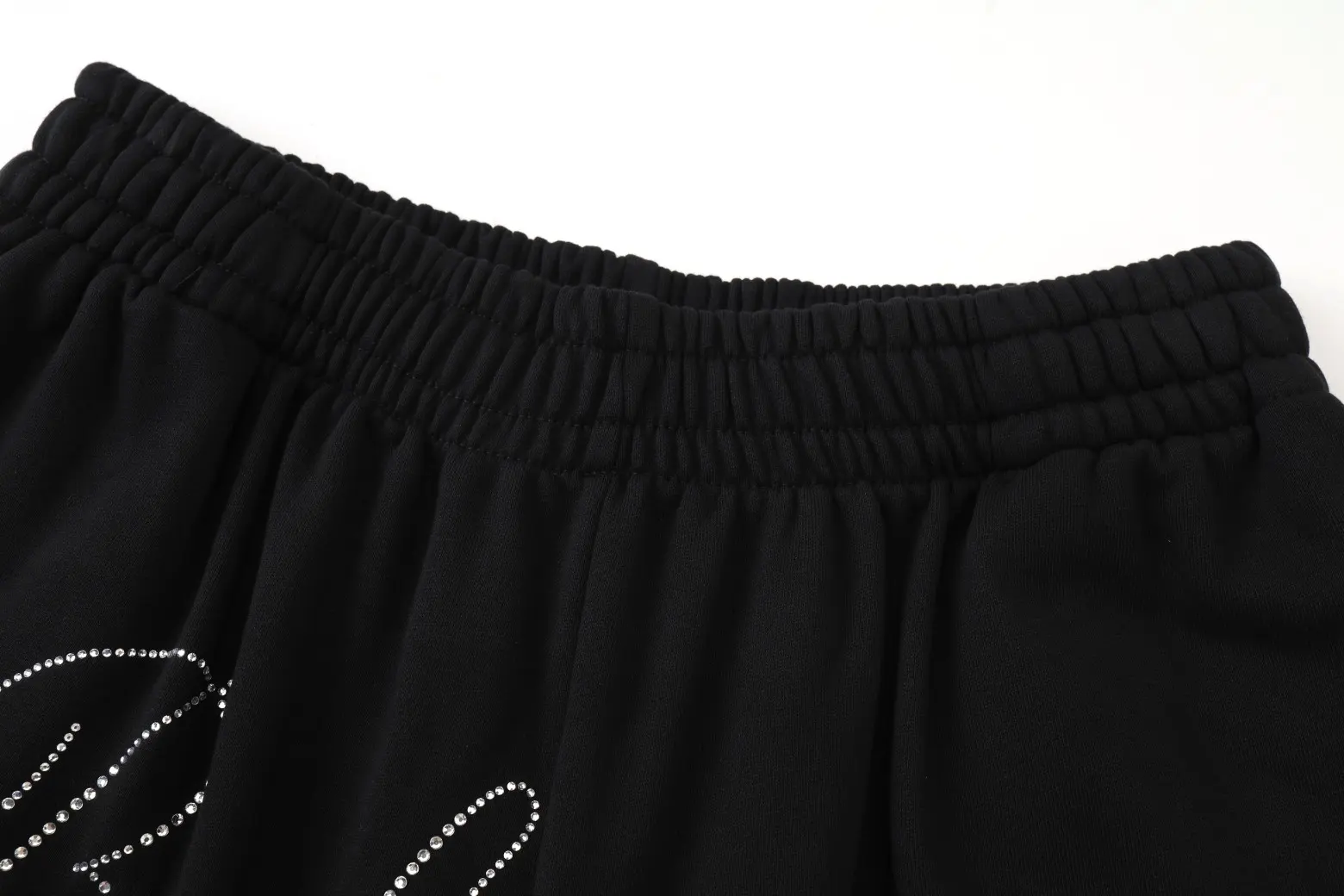 Rhinestone Logo Cotton Jersey Shorts D16520117 — view 16