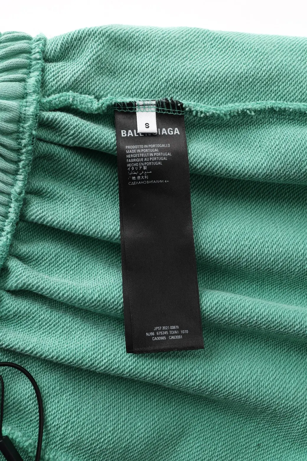 Logo-Embroidered Washed Cotton Sweat Shorts D18920118 — view 9