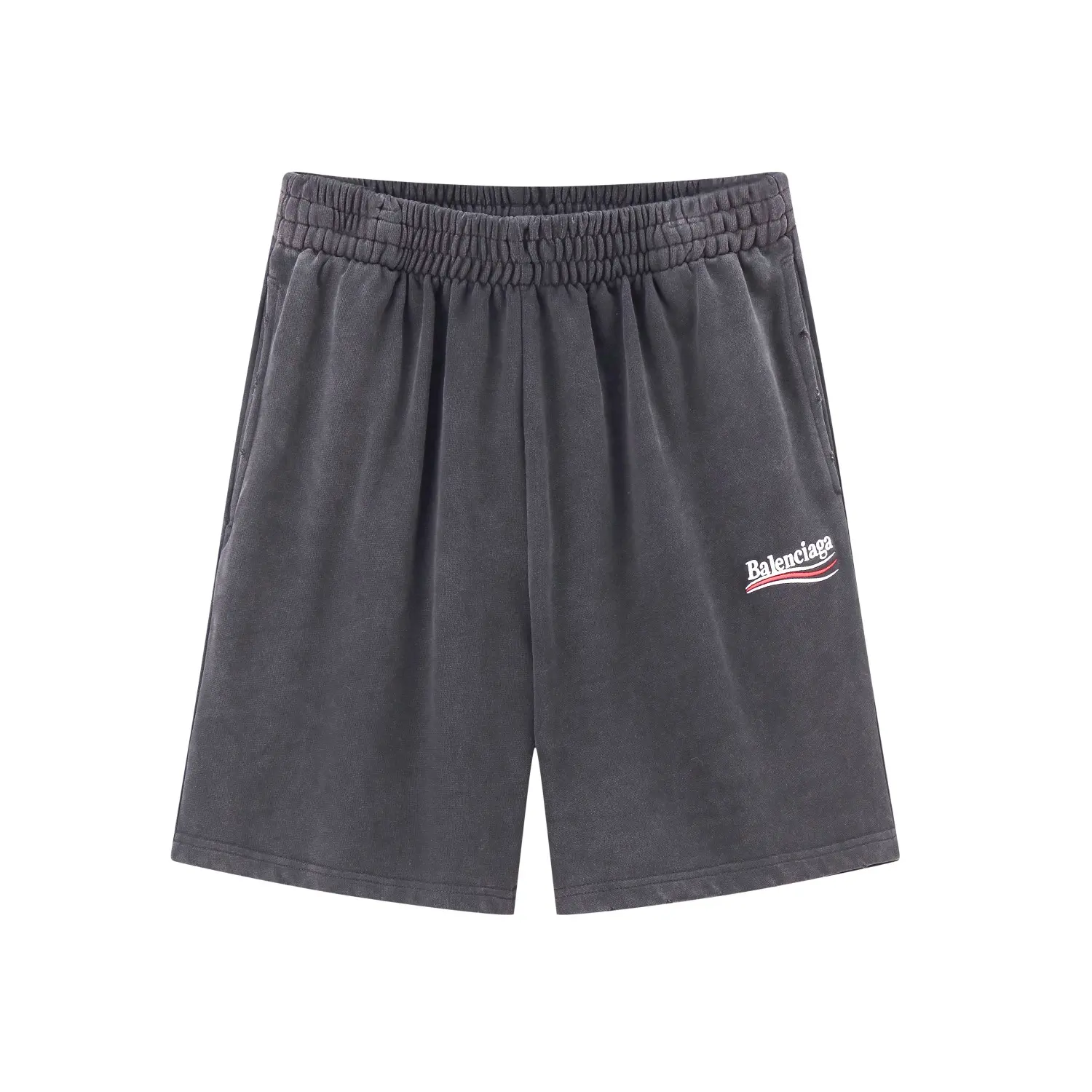 Logo-Embroidered Washed Cotton Sweat Shorts D18920118 — view 19