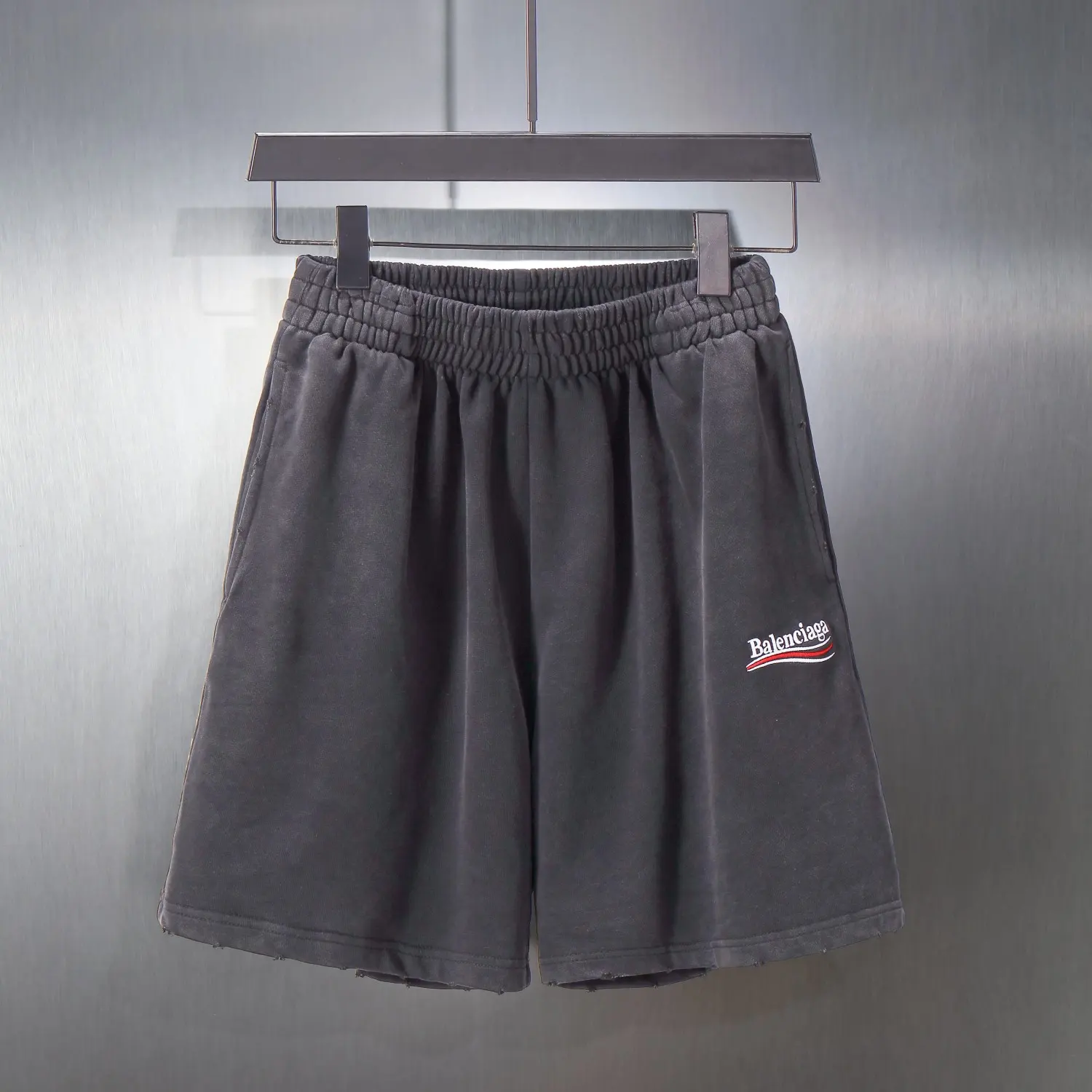 Logo-Embroidered Washed Cotton Sweat Shorts D18920118 — view 28