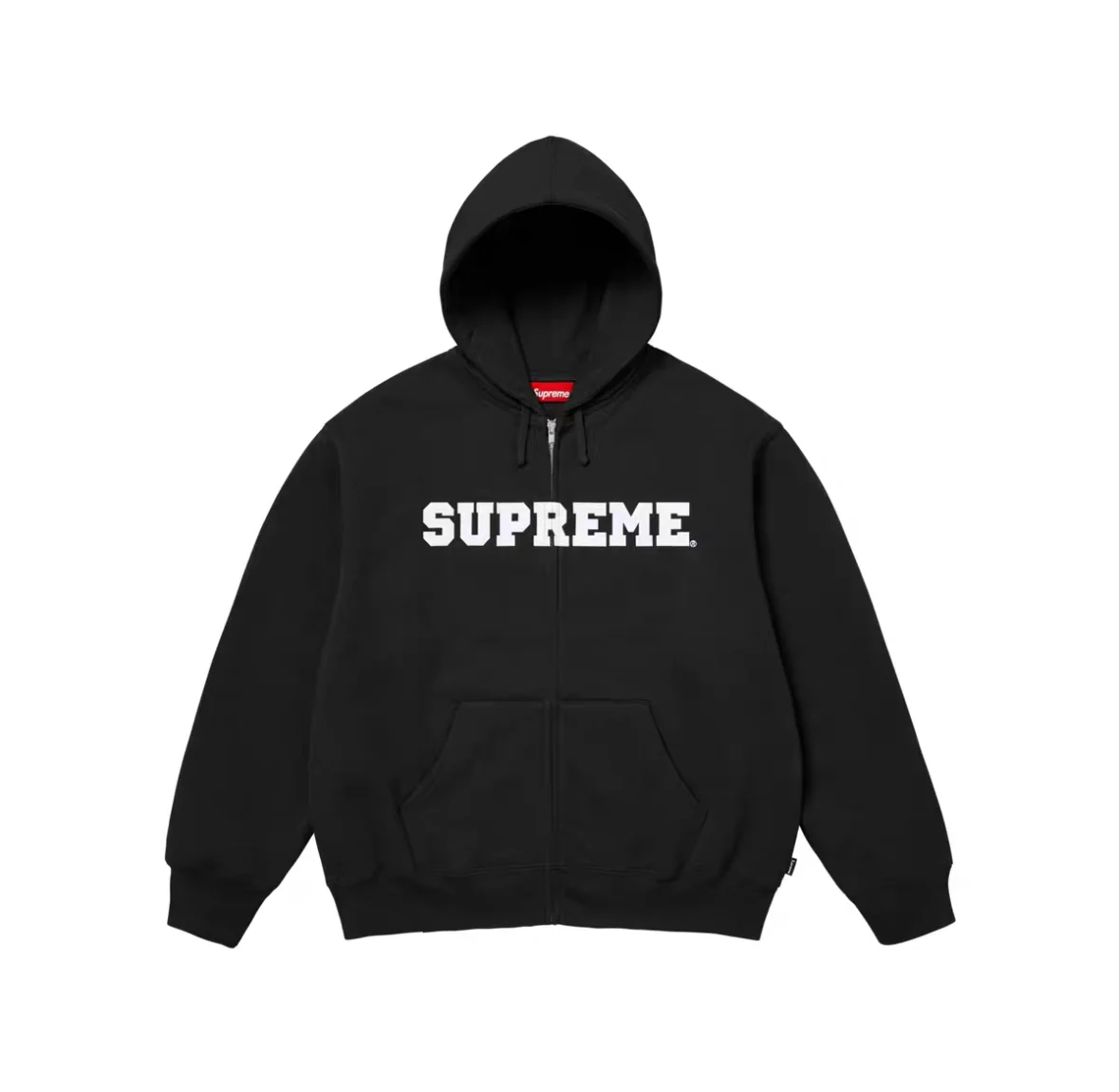 Collegiate Appliqué Zip-Up Hoodie D16012090