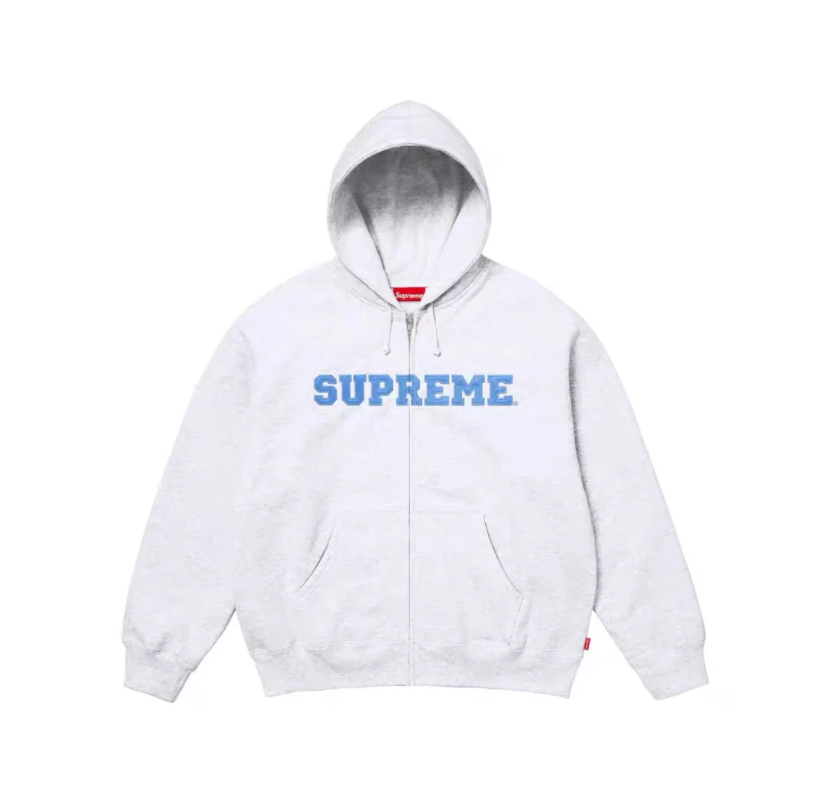 Collegiate Appliqué Zip-Up Hoodie D16012090 — view 3