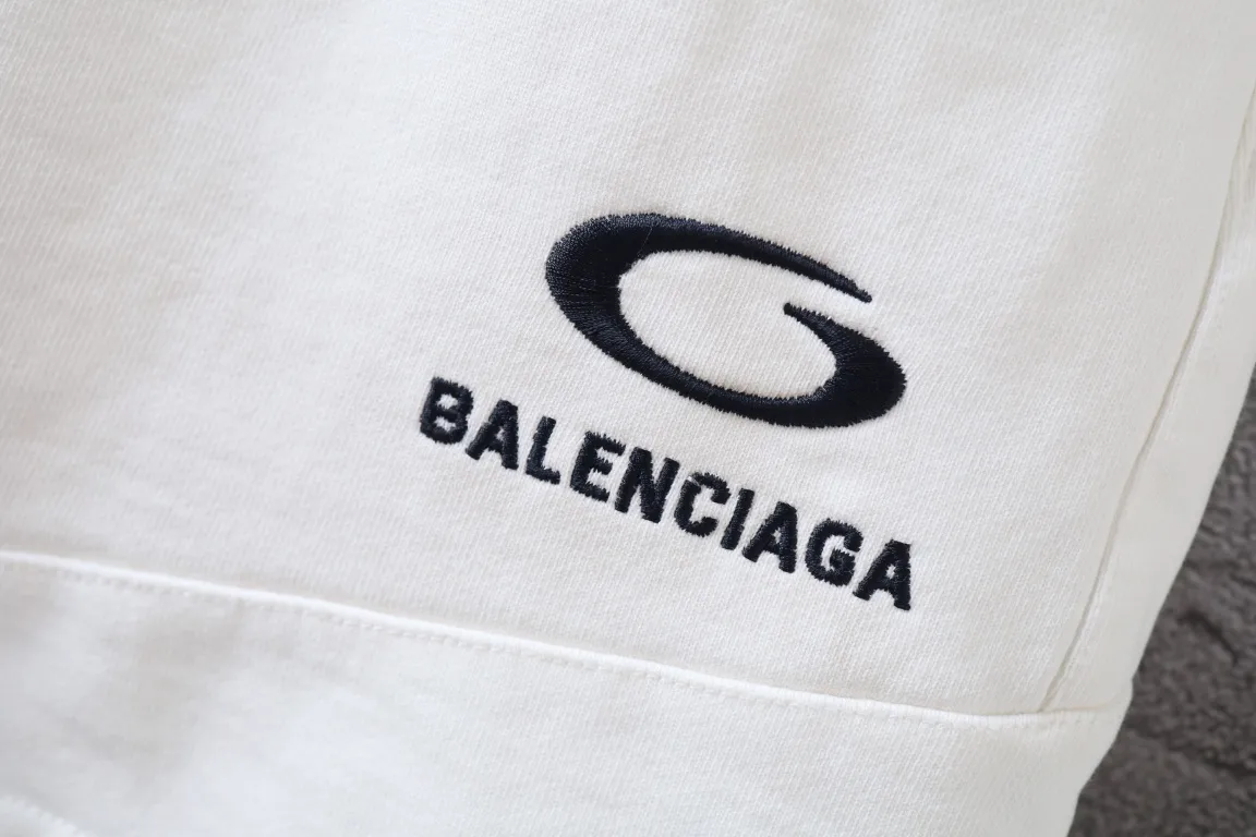 Logo Embroidered Cotton Jersey Shorts D19922598 — view 3