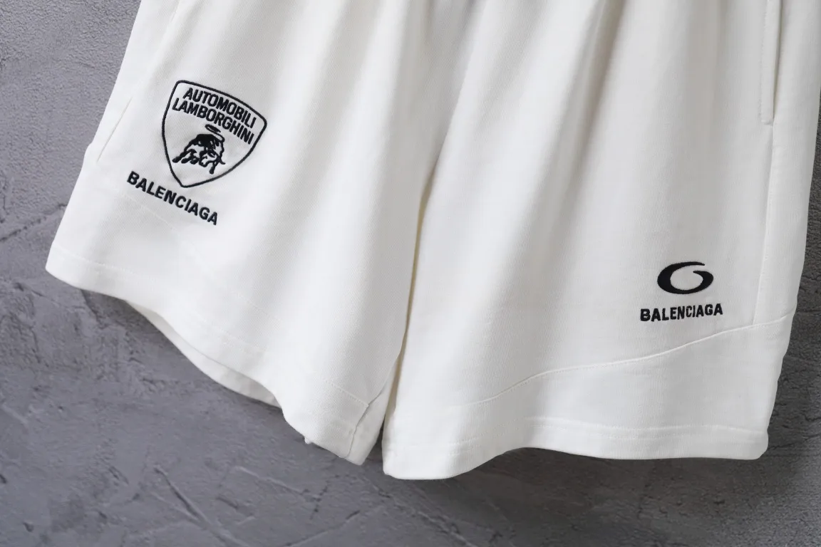 Logo Embroidered Cotton Jersey Shorts D19922598 — view 4