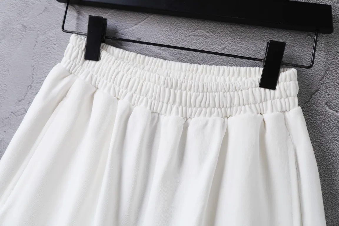 Logo Embroidered Cotton Jersey Shorts D19922598 — view 6