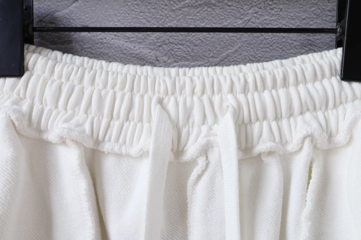 Logo Embroidered Cotton Jersey Shorts D19922598 — view 7