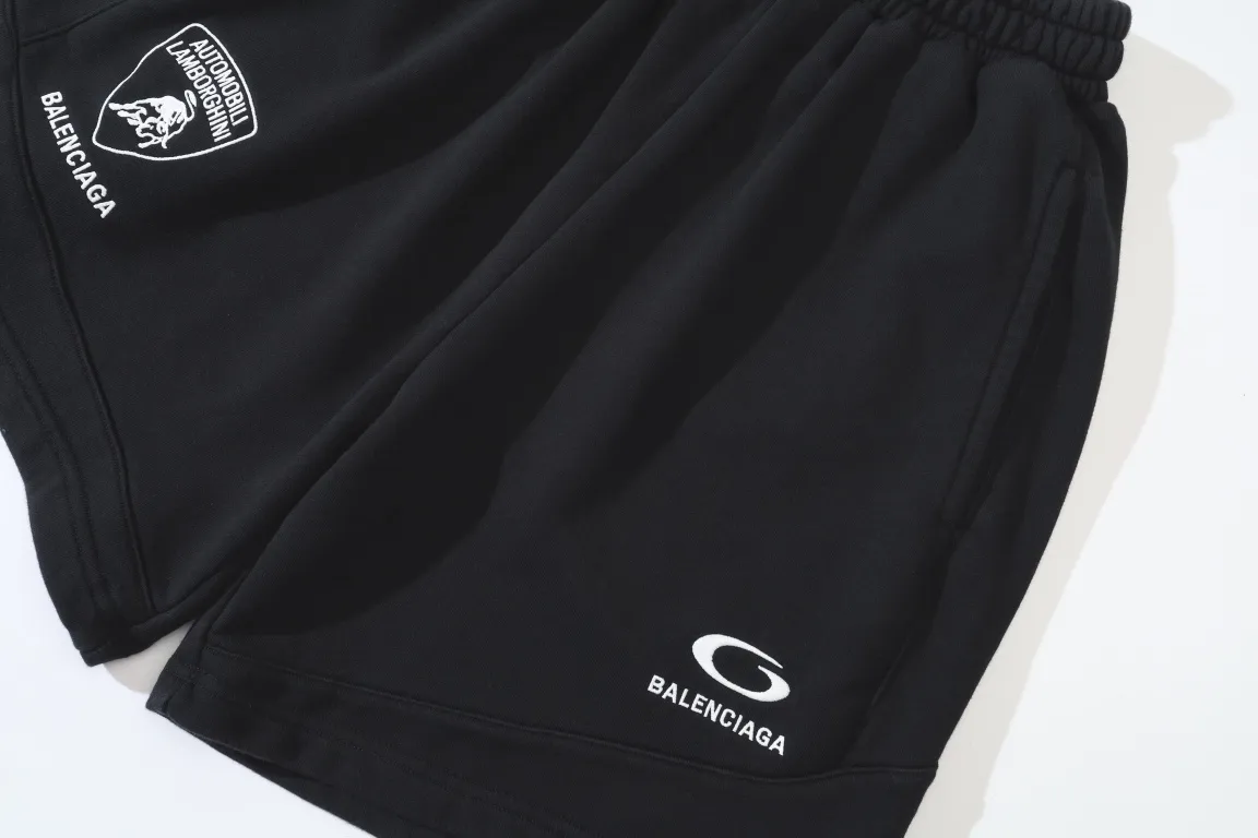 Logo Embroidered Cotton Jersey Shorts D19922598 — view 33