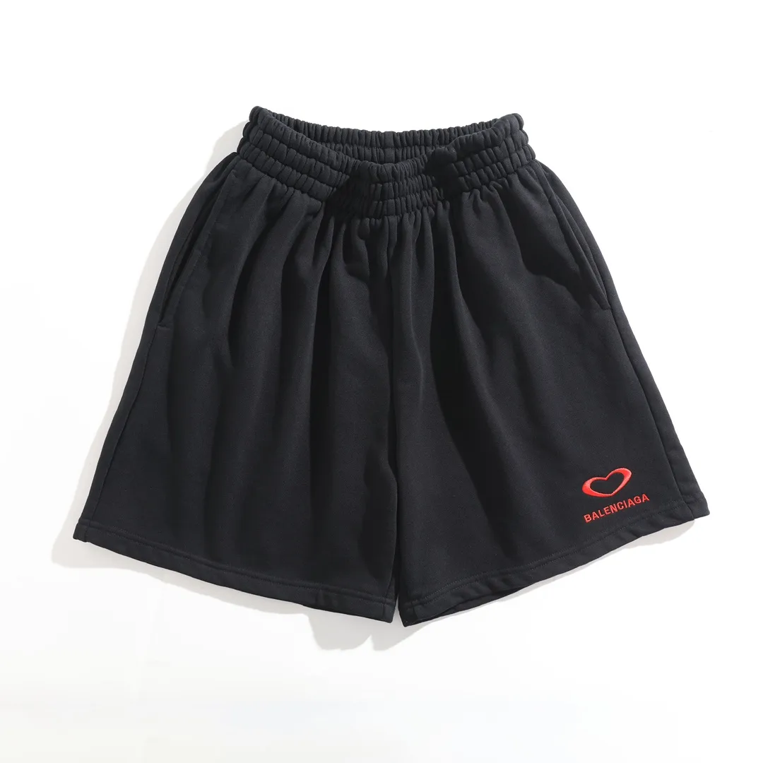 Valentine's Heart Embroidered Cotton Shorts D19922595 — view 10