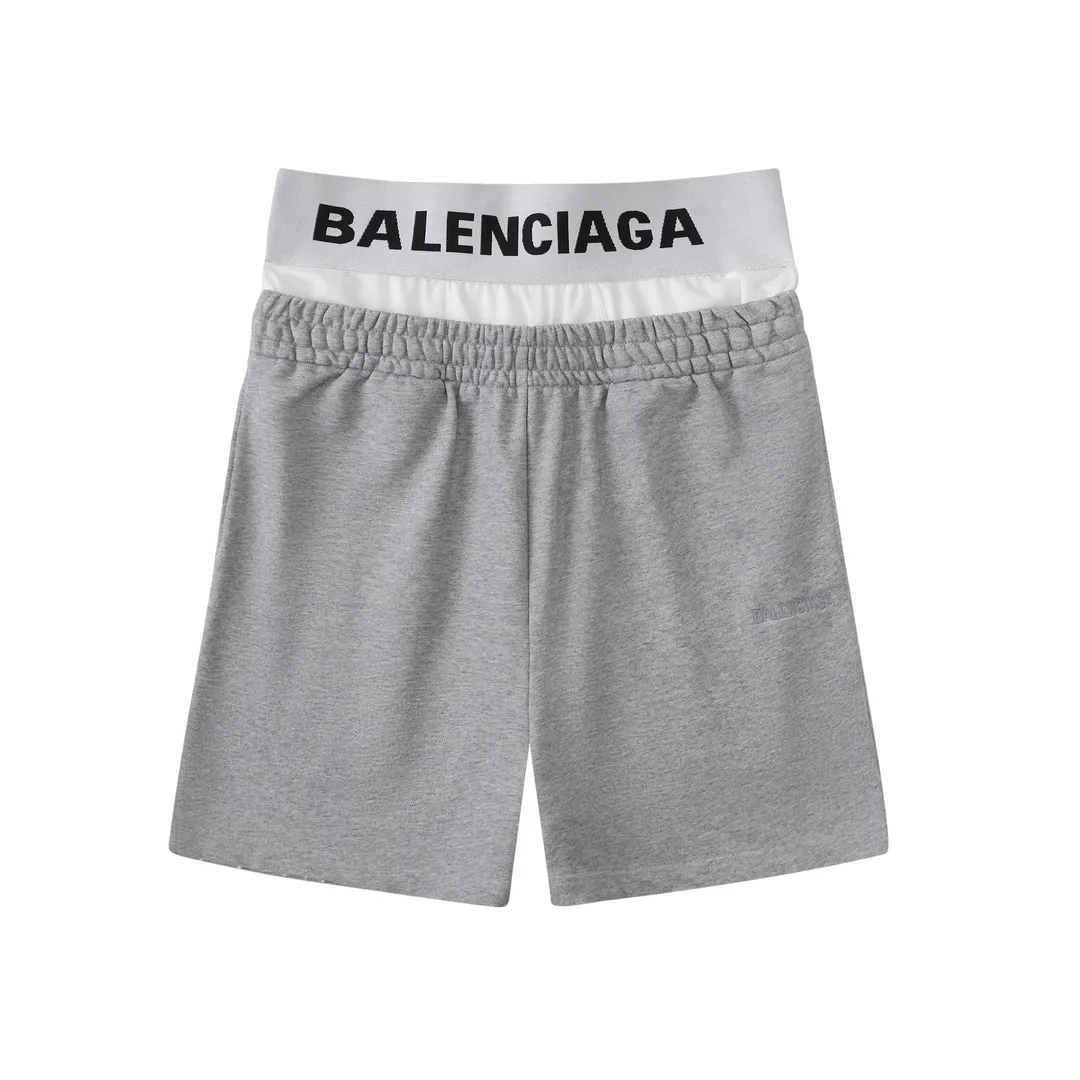 Trompe L'oeil Layered Logo Sweat Shorts D20522579 — view 10